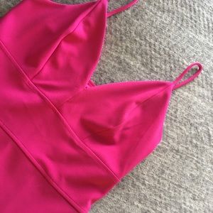 Express Hot Pink Casual Dress